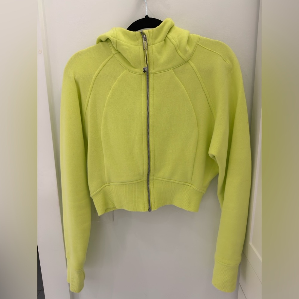 Lululemon Scuba Full Zip Cropped Hoodie